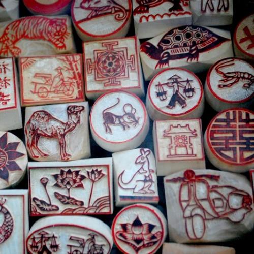 Products of the stamp makers.